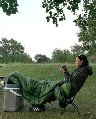 Outdoor gathering at Chateau Marmont